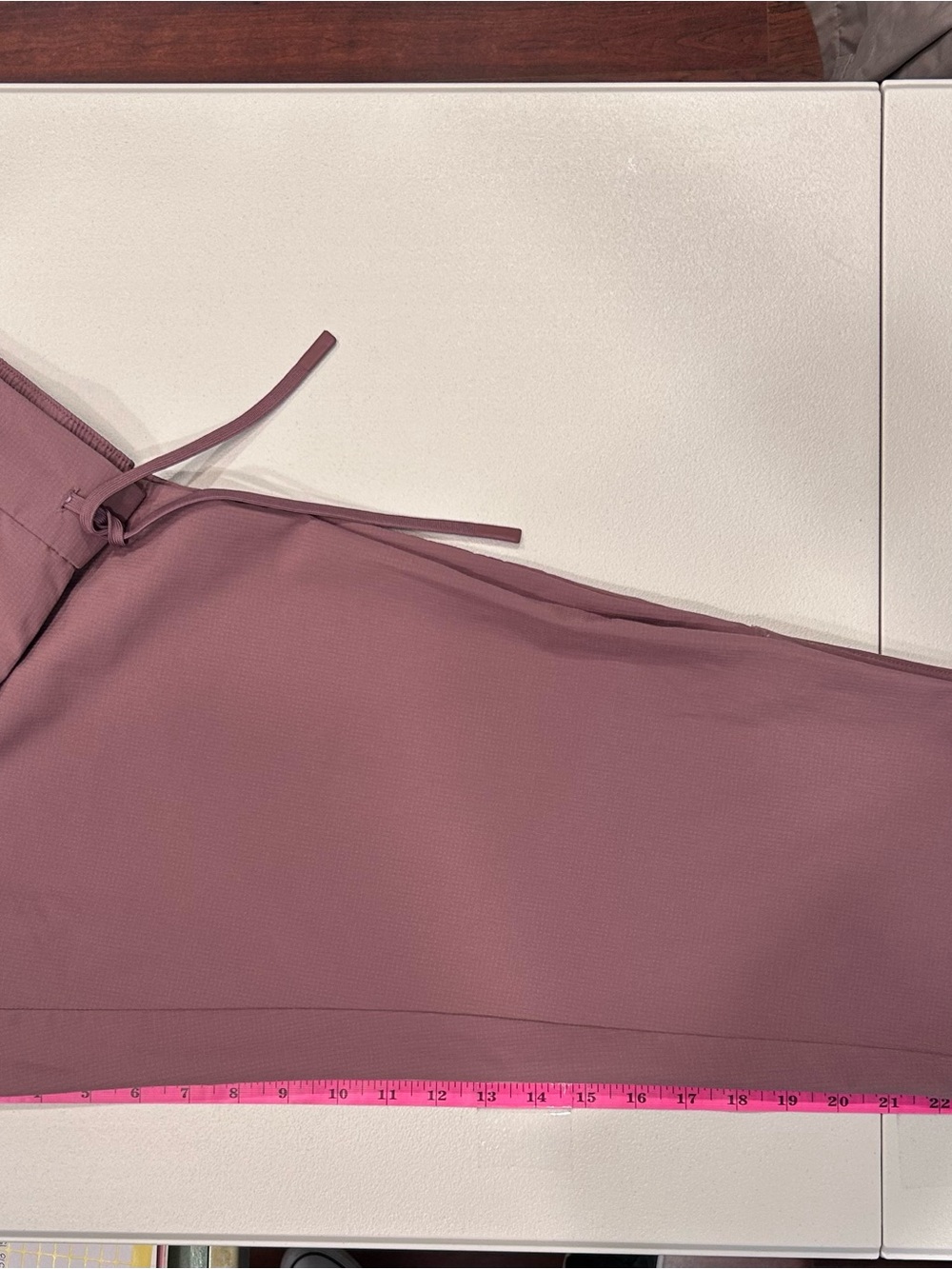 Eddie Bauer Women’s Size XL Ripstop Ankle Pants in Mauve Pull On Drawstring Crop - Picture 12 of 12